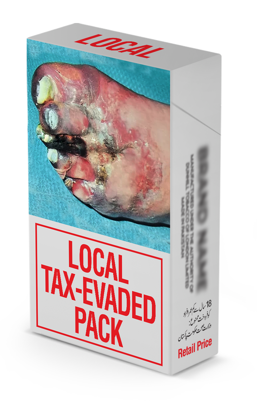 Local Tax-Evaded Cigarette Pack