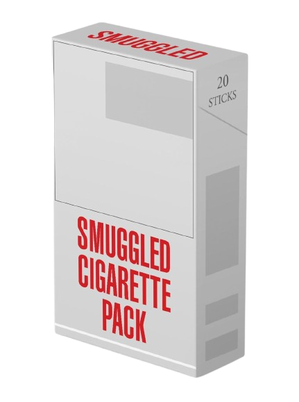 Smuggled Illegal Cigarette Pack In Pakistan